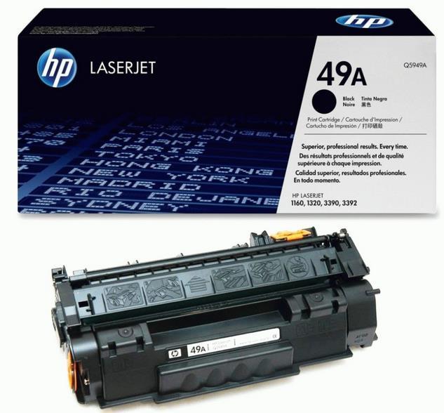 حباره اتش بي ليزرجيت HP 49A Black LaserJet Toner Cartridge, Q5949A