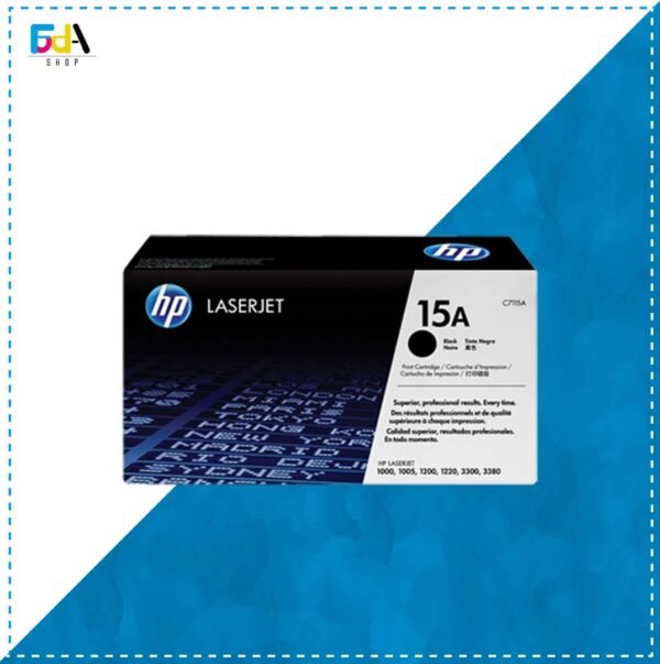 حباره اتش بي ليزرجيت HP 15A Black LaserJet Toner Cartridge (C7115A)