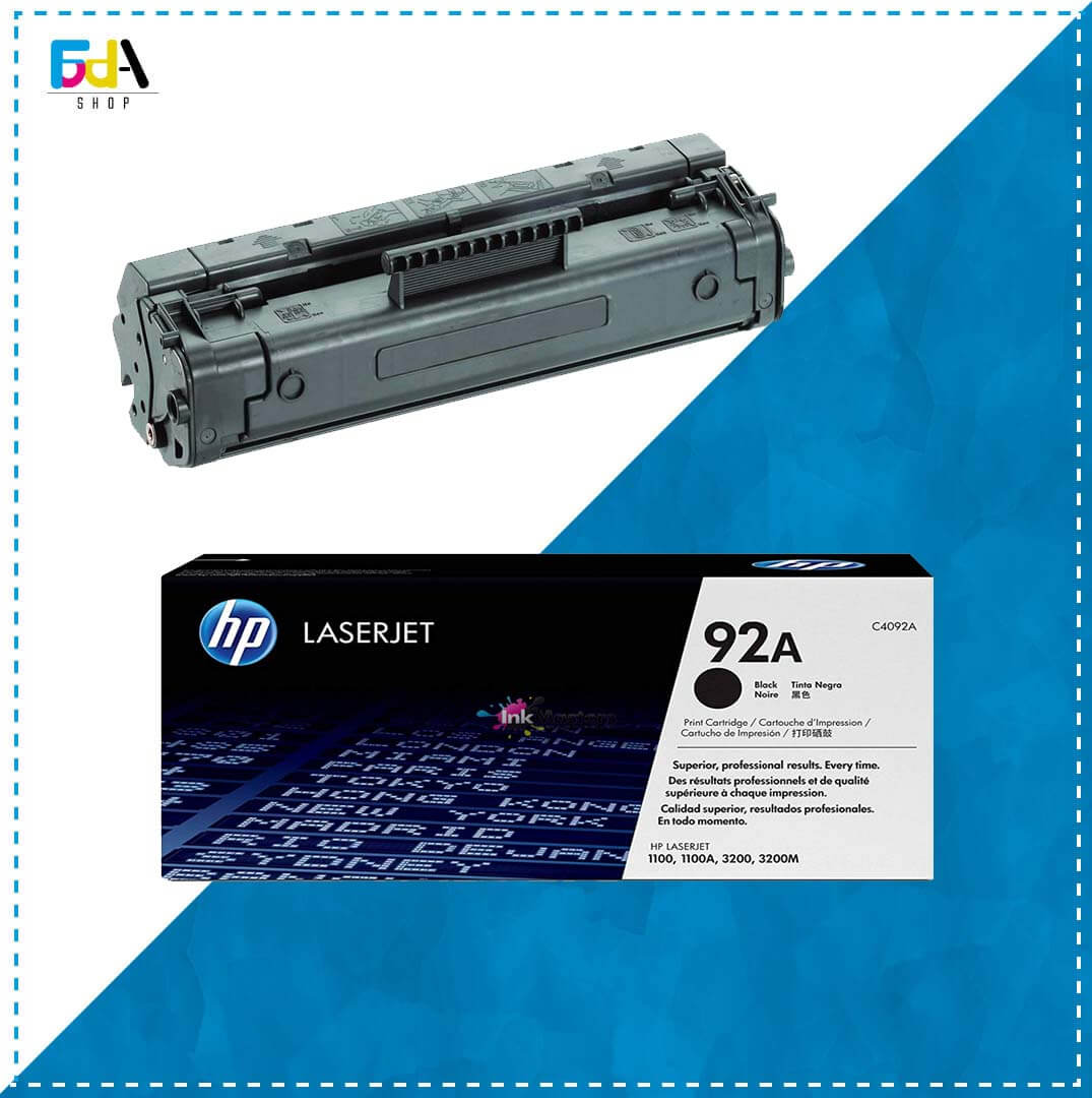 حباره اتش بي ليزرجيت HP 92A Black LaserJet Toner Cartridge C4092A