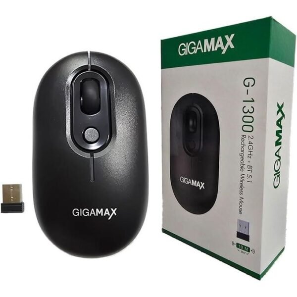 ماوس جيجا ماكس لاسلكي يعمل بالشحن GIGAMAX G1300