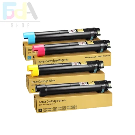 طقم خراطيش الحبر زيروكس Toner Cartridge Xerox WorkCentre 7830/7835/7845/7855