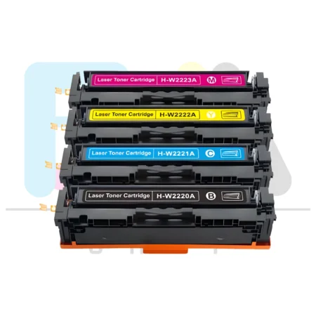 خراطيش حبر اتش بي ليزر ألوان HP 222A LaserJet Toner Cartridges